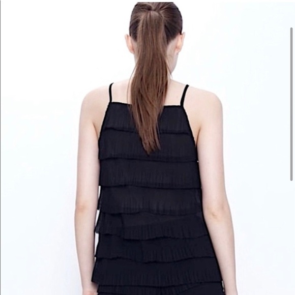 Zara ruffled tiered cami tank - Picture 2 of 5